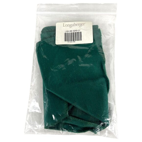 New Longaberger Fabric Liner Ivy Green For Card Keeper Basket #2144186 - Picture 1 of 6